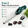 Akku-Heckenschere in Grün, 2 Akkus & Ladegerät im Set – Produktbild-Vorschau 2