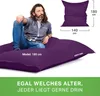 Green Bean® Sitzsack "Square" XXL 140x180cm mit 380 Liter Produktbild-Vorschau 5