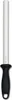 A sharpening steel with a black handle and a silver shaft. Produktbild-Vorschau