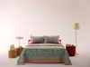 Bassetti Rapallo Tagesdecke Türkis-Fuchsia 180 × 255 cm Produktbild-Vorschau 3