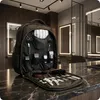 Sac à dos coiffeur barbier noir grande capacité pour outils Voir les images du produit 6