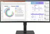 A computer monitor displaying a split screen with various data visualizations and charts. Voir les images du produit