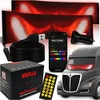 2X Auto Lampa Vedla Pásek 38X10Cm Ďábelské Oči Vedl Oči Náhled obrázku produktu 1