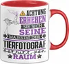 Tierfotograf Geschenk Tasse Lustiger Spruch Erheben Sie Produktbild-Vorschau 1