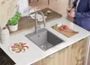PRIMAGRAN Spülbecken Grau 38x50cm, Granitspüle 1 Becken + Produktbild-Vorschau 7