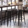 Duhome barkrukken, set van 2, ijzeren barstoelen, zithoogte Productafbeelding-voorbeeld 9