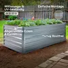 A raised garden bed filled with plants, placed outdoors on soil and next to a paved path. Náhľad obrázku produktu