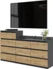 FURNICA - GABRIEL - Commode / Sideboard avec 10 tiroirs Voir les images du produit 1