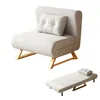 A convertible sofa bed is shown in its sofa form and its bed form. Náhľad obrázku produktu