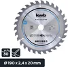 kwb 586757 Hartmetall Kreissägeblatt 190 x 20 mm 1 St Produktbild-Vorschau 2
