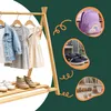 Relaxdays, appendiabiti per bambini, in legno di pino, con Anteprima dell’immagine prodotto 5