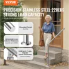 An elderly woman is walking up a set of outdoor stairs with a handrail. The image includes marketing text and diagrams highlighting product features. Podgląd zdjęcia produktu