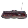 A gaming keyboard with red backlighting is shown against a white background. Produktbild-Vorschau