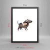 Gerahmtes Poster - Schwarzer Rahmen - Kind Hund Bild - Produktbild-Vorschau 5