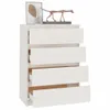vidaXL Armoire d'appoint blanc 60x36x84 cm Pin massif Voir les images du produit 6