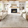 Waschbare Teppiche Gegend Teppich 160 X 230cm Beige Grau Produktbild-Vorschau 1