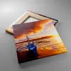 Bild auf Leinwand - Leinwandbild - Ufer Boot Strand - Produktbild-Vorschau 2