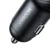 A close-up shot of a black car charger with silver accents. Produktbild-Vorschau