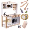 Aga Kinderküche aus Holz MDF KUKETO + Zubehör Produktbild-Vorschau 1