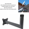 A product image showing a satellite dish mount and a diagram with text describing its features, alongside a photo of a satellite dish installed on a roof. Náhled obrázku produktu