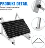 2 Paar 114 cm Solarpanel Halterung Flachdach Solarmodul Produktbild-Vorschau 2