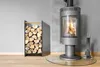 Houtrek voor open haard, houtopslagrek, standaard voor hout Productafbeelding-voorbeeld 2