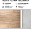 CV-Belag Bodenschutzmatte Atlantic Silk Oak 973M edle Produktbild-Vorschau 3