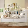 Flieks Holzbett Schlafsofa Tagesbett 140x200cm mit 2 Produktbild-Vorschau 2