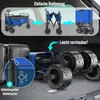 Chariot pliable KESSER® avec pneus larges | 2 filets inclus Voir les images du produit 5