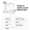 Čistič podložiek 500 Watt, 70 dB, čierny, prenosný Náhľad obrázku produktu 13