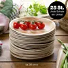 Moritz & Moritz 75x Palmblatt Teller Rund 20cm Produktbild-Vorschau 2