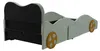 Babybed 90x200 cm, autobed, gestoffeerd bed met flanellen Productafbeelding-voorbeeld 19