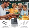 Alu Pavillon PAGODE 3,5x3,5m hellgrau mit Moskitonetz Produktbild-Vorschau 7