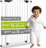 BOMI® Extrahoch Treppenschutzgitter 73-161 cm | Zum Klemmen Produktbild-Vorschau 1
