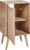 BELIANI Waschbeckenunterschrank Hellbraun MDP 45 x 80 cm Produktbild-Vorschau 4