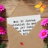 Mr. & Mrs. Panda Glückwunschkarte Spruch 32. Geburtstag - Produktbild-Vorschau 3