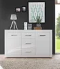 Sideboard "Carrara" weiß Hochglanz Wohn- und Esszimmer Produktbild-Vorschau 5