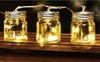 Solar-Party-Lichterkette mit 8 LED Einmachgläser warmweiß Produktbild-Vorschau 1