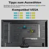 TV Wandhalterung mit Wasserwaage Fernseher für 65 55 50 48 Produktbild-Vorschau 3