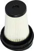 A white pleated filter with a black top and base, isolated on a white background. Produktbild-Vorschau