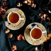 DUO ART GALLERY Zestaw 2 filiżanek do espresso 90 ml THE Podgląd zdjęcia produktu 4
