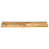 vidaXL Tischplatte 100x20x3,8 cm Baumkante Massivholz Raues Produktbild-Vorschau 2