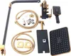 A collection of shower system components laid out on a white background. Náhled obrázku produktu