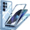 A disassembled phone case with a phone inside, showing its protective layers and magnetic ring. Náhled obrázku produktu