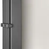 A close-up view of a gray metal support post with a bracket attached, next to a cream-colored surface. Anteprima dell’immagine prodotto