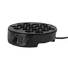 A black electric takoyaki maker with 18 holes is shown on a white background. Náhled obrázku produktu