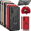 A collage of phone cases in various colors, with close-up views and a demonstration of a ring holder feature. Produktbild-Vorschau