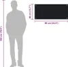 vidaXL Küchenrückwand Schwarz 90x40 cm Hartglas Produktbild-Vorschau 6