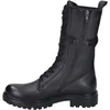 A black leather boot shown from the side against a white background. Produktbild-Vorschau