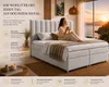 Best For Home Boxspringbett mit Bettkasten Trinity K-10 Produktbild-Vorschau 5